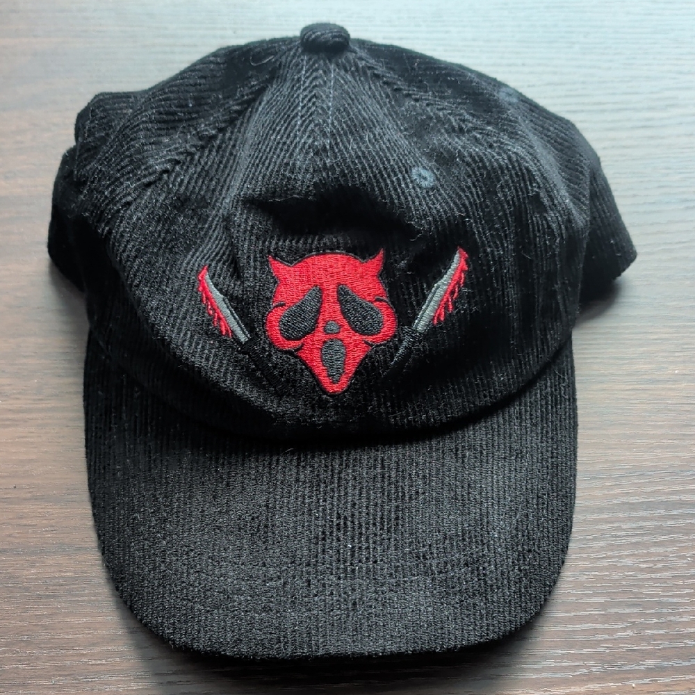 Black Devil Ghostface Corduroy Cap